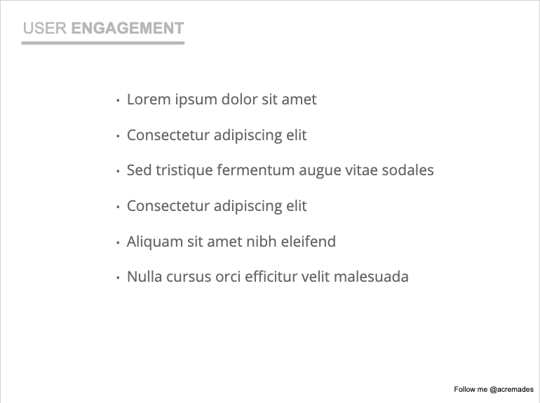 Engagement Slide