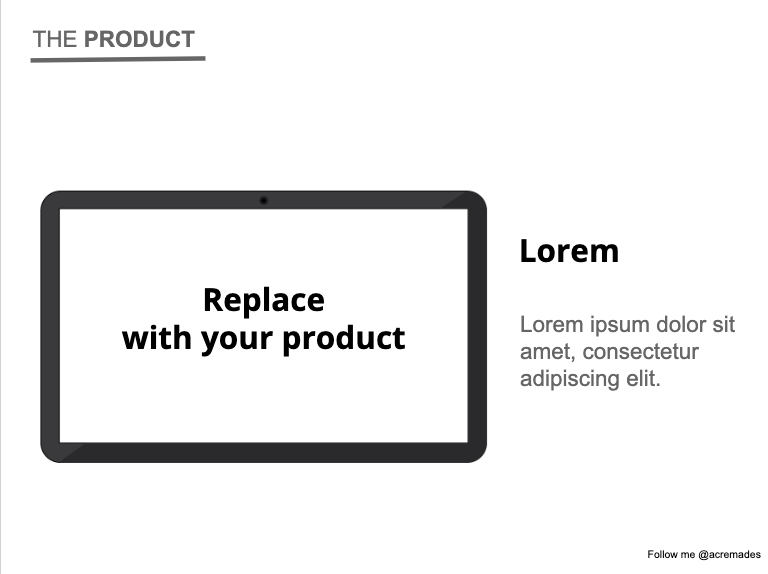 Product Slide