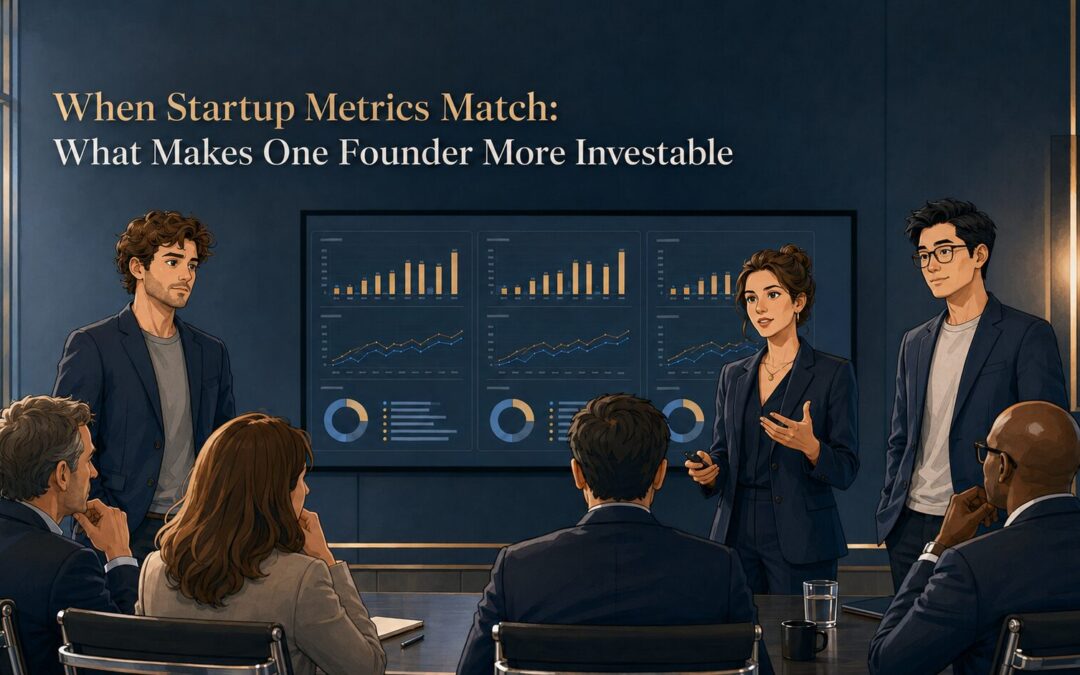 When Startup Metrics Match: What Makes One Founder More Investable